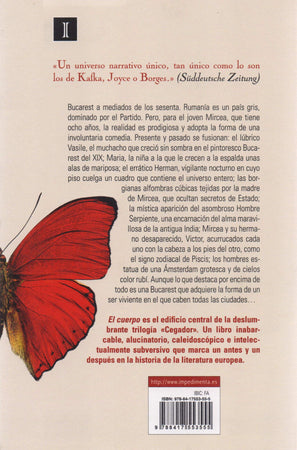 MIRCEA CARTARESCU NOVELA EL CUERPO (CEGADOR 2)