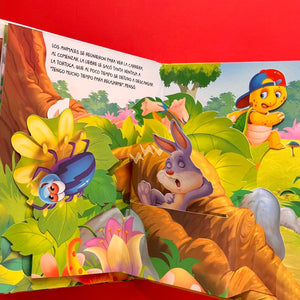 Vv. A.A. INFANTIL LA LIEBRE Y LA TORTUGA POP-UP