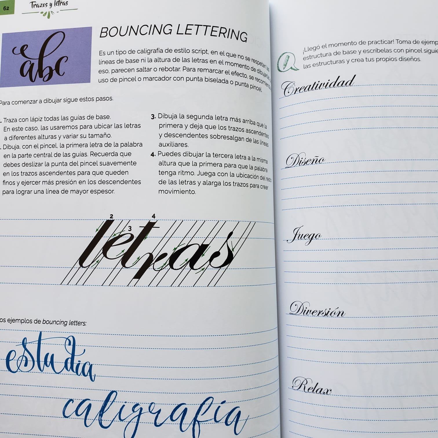 Libro Lettering Para Niños - Dibujo Y Actividades + Lápices