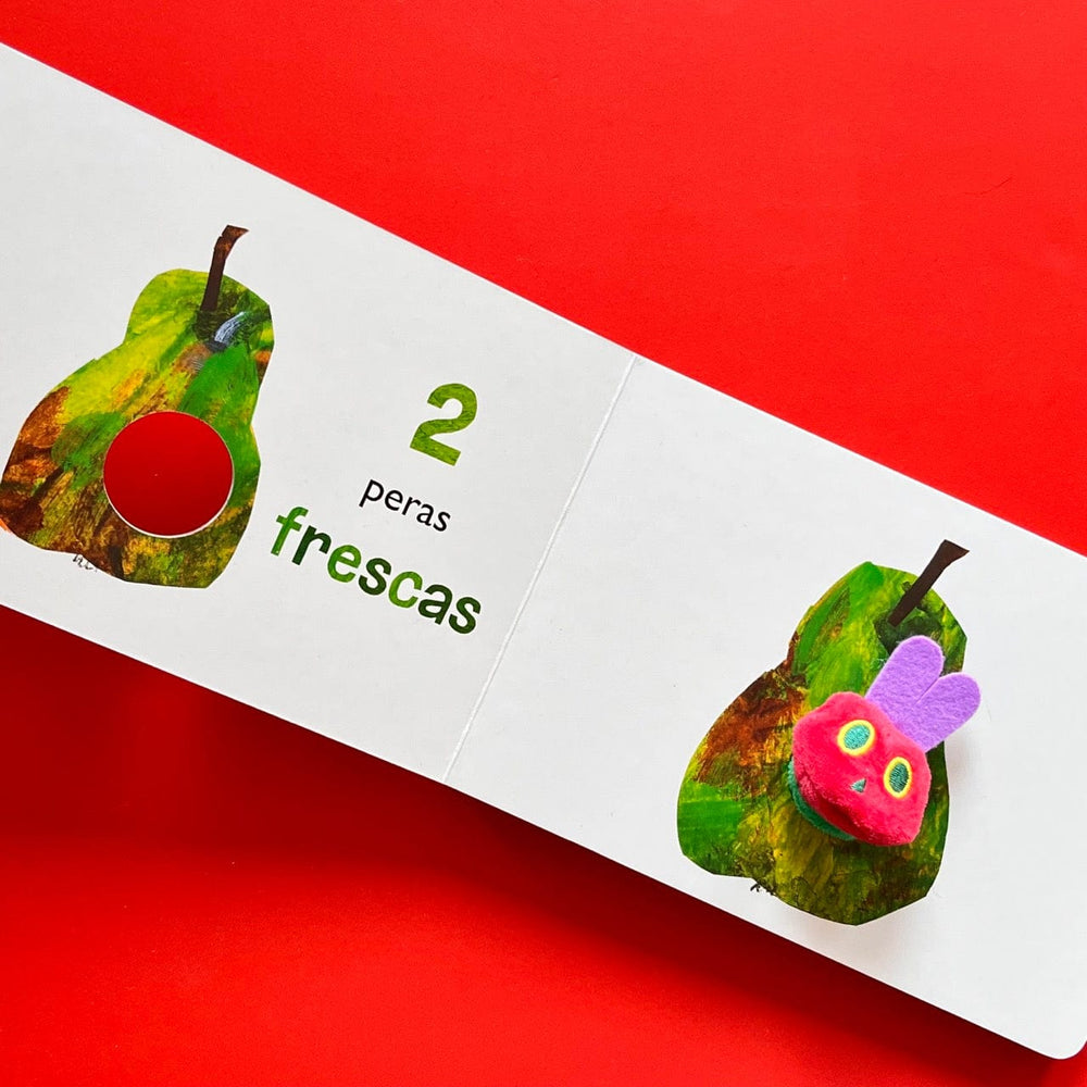ERIC CARLE INFANTIL Y JUVENIL LA PEQUEÑA ORUGA GLOTONA. LIBRO MARIONETA