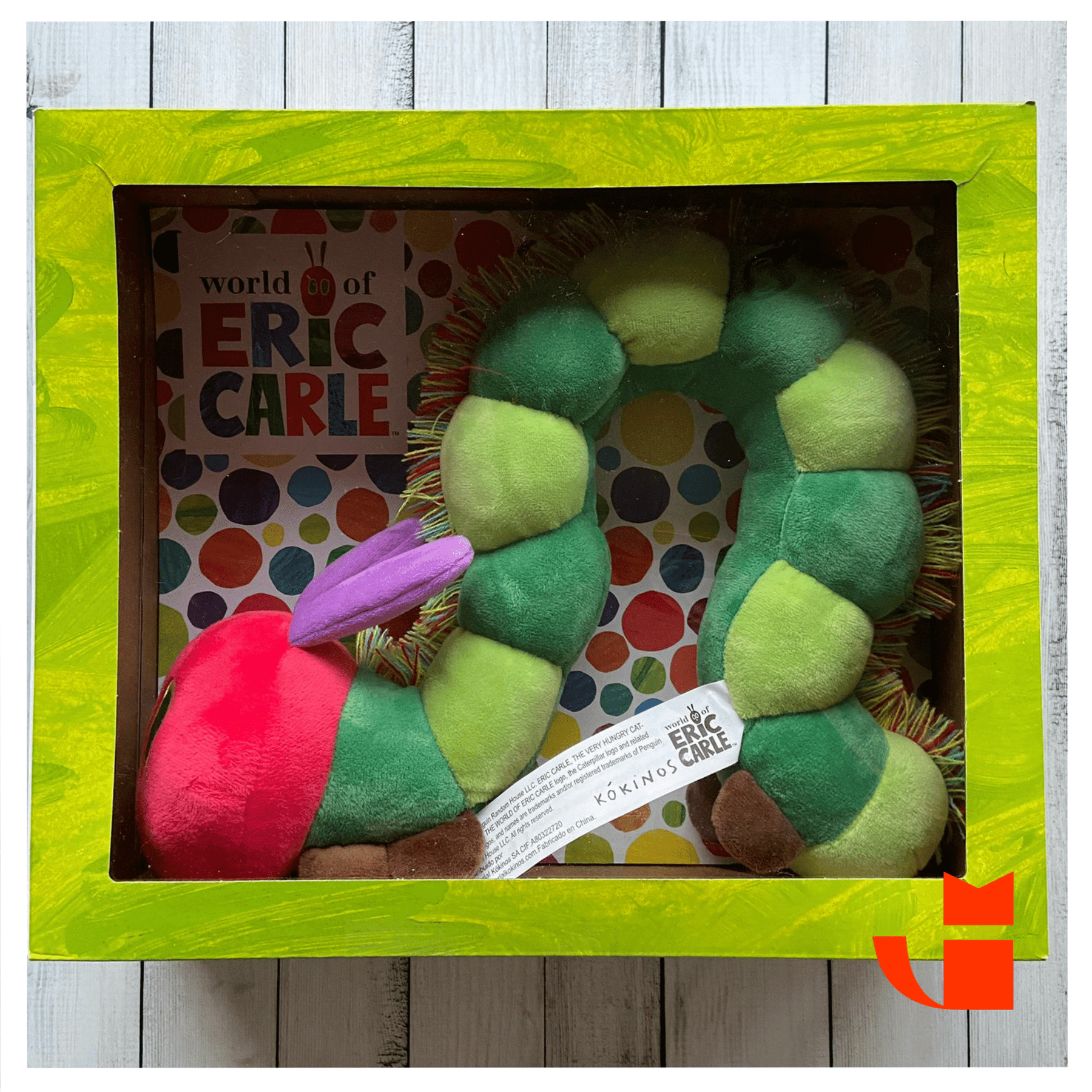 PELUCHE GRANDE ORUGA GLOTONA Felpecta Store