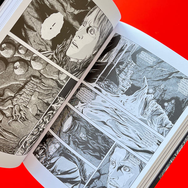 GOU TANABE CÓMICS Y NOVELA GRÁFICA LAS  MONTAÑAS DE LA LOCURA- LOVECRAFT Nº 02/02