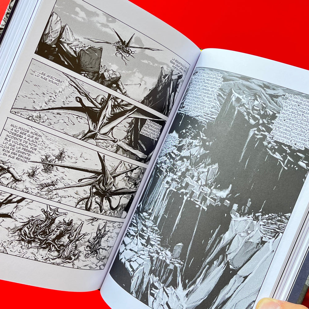 GOU TANABE CÓMICS Y NOVELA GRÁFICA LAS  MONTAÑAS DE LA LOCURA- LOVECRAFT Nº 02/02