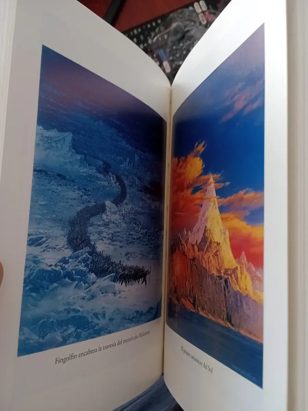 J. R. R. Tolkien LITERATURA FANTÁSTICA EL SILMARILLION ILUSTRADO POR TED NASMITH