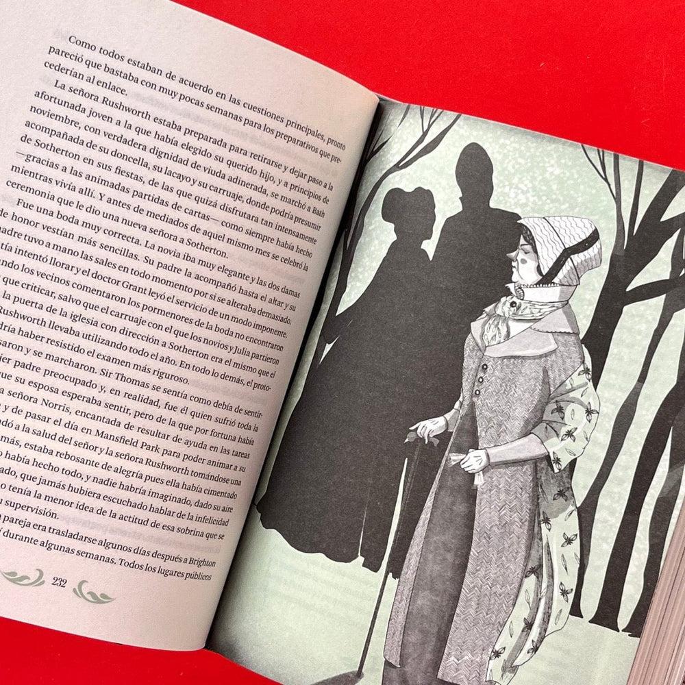 Jane Austen CLÁSICOS MANSFIELD PARK (ILUSTRADO)