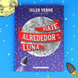 Jules Verne CLÁSICOS VIAJE ALREDEDOR DE LA LUNA