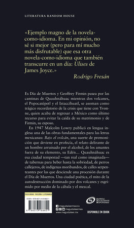 MALCOLM LOWRY LITERATURA CONTEMPORÁNEA BAJO EL VOLCÁN