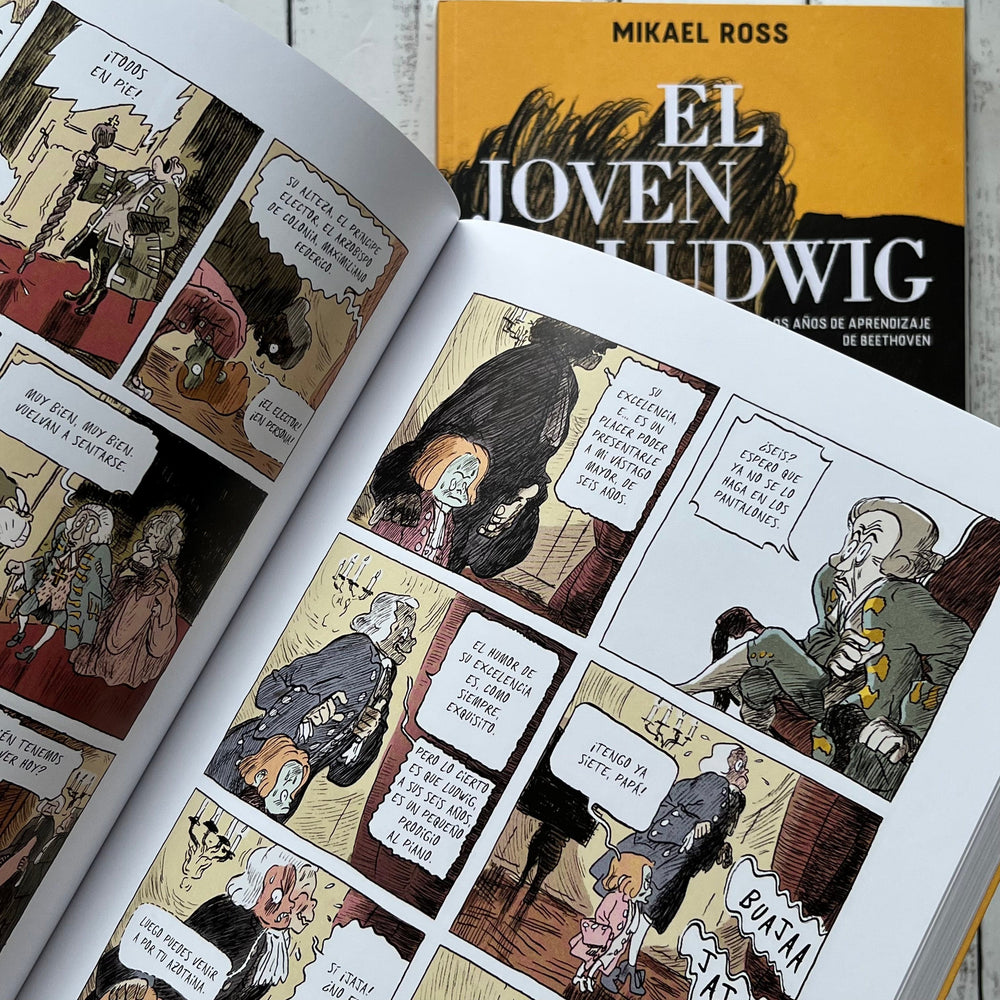 MICHAEL ROSS CÓMICS Y NOVELA GRÁFICA EL JOVEN LUDWIG