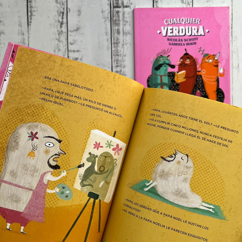 NICOLÁS SCHUFF Y ´GABRIELA BURIN INFANTIL CUALQUIER VERDURA