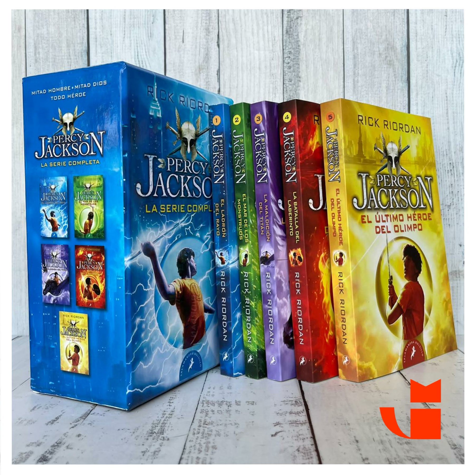 Conjunto de libros de Percy Jackson 5: Colección Chile