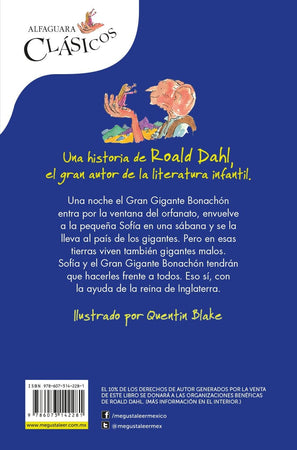 ROALD DAHL INFANTIL EL GRAN GIGANTE BONACHÓN