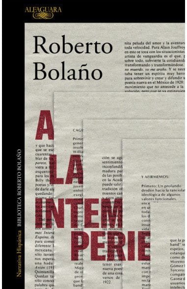 Roberto Bolaño ENSAYO A LA INTEMPERIE