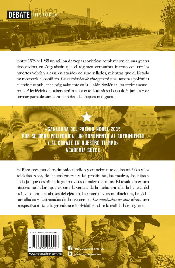 SVETLANA ALEXIEVICH PERIODISMO LOS MUCHACHOS DE ZINC