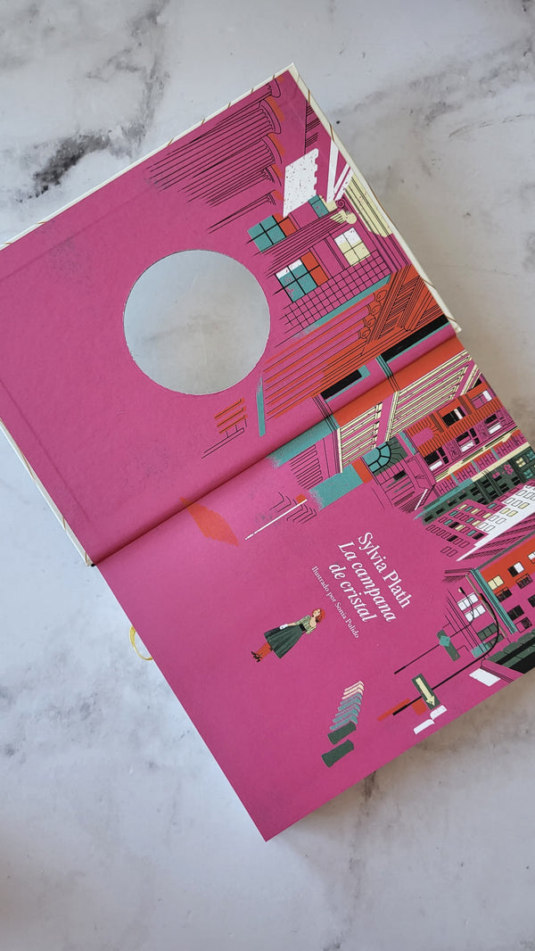 Sylvia Plath NOVELA LA CAMPANA DE CRISTAL ILUSTRADO
