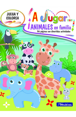 V.V.A.A INFANTIL A JUGAR CON ANIMALES EN FAMILIA