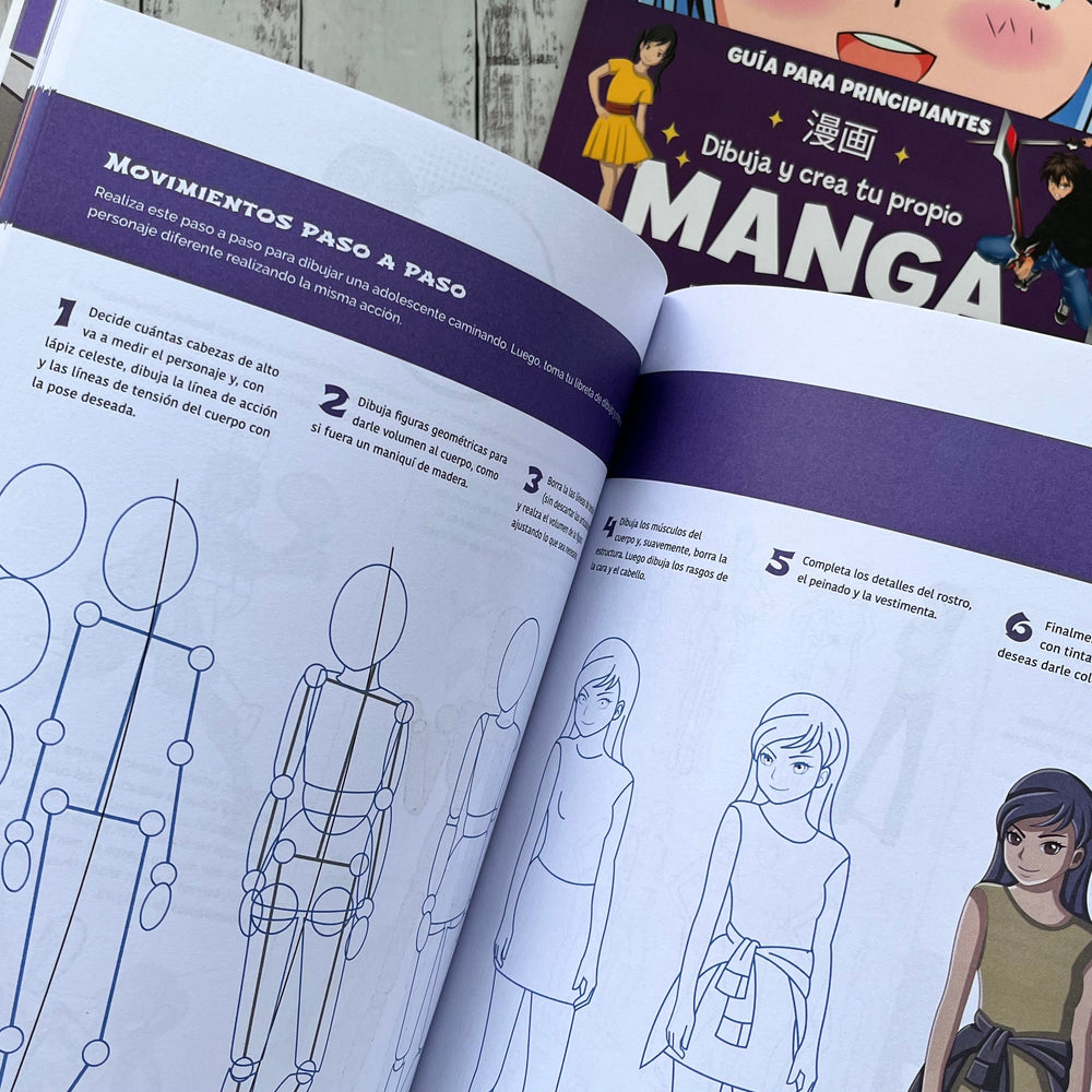 VARIOS AUTORES CÓMIC Y MANGA DIBUJA Y CREA TU PROPIO MANGA