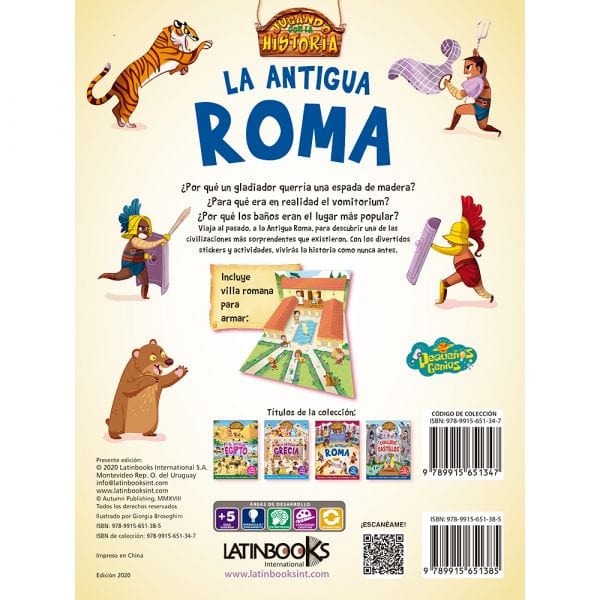 VARIOS AUTORES INFANTIL JUGANDO CON LA HISTORIA - LA ANTIGUA ROMA
