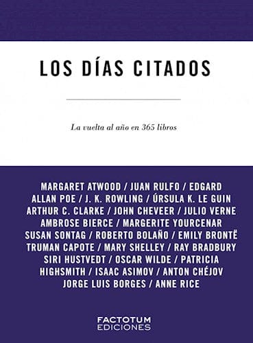 YAEL ROSENFELD NARRATIVA LOS DÍAS CITADOS. LA VUELTA AL AÑO EN 365 LIBROS